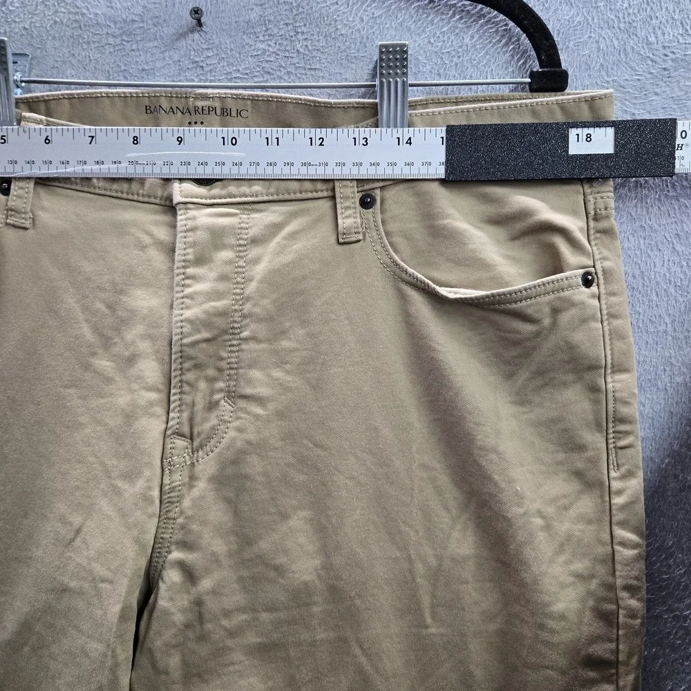 Banana Republic‎ Men Jeans 36X30 Brown Pants Khakis Twill Travel Jean